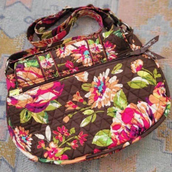 Vera Bradley Saddle Up RARE "English Rose" Crossbody - Picture 2 of 6